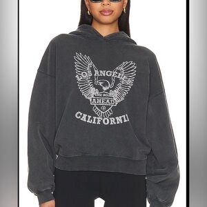Anine Bing Alec White Eagle Hoodie